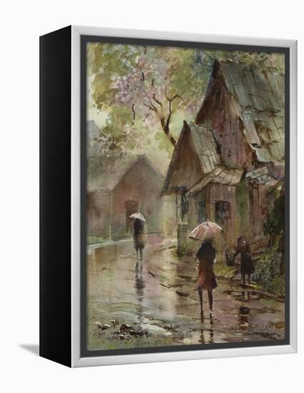 Down Pour-LaVere Hutchings-Framed Premier Image Canvas