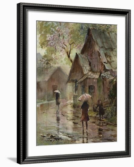 Down Pour-LaVere Hutchings-Framed Giclee Print