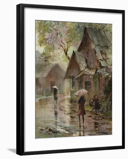 Down Pour-LaVere Hutchings-Framed Giclee Print