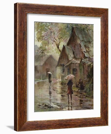 Down Pour-LaVere Hutchings-Framed Giclee Print