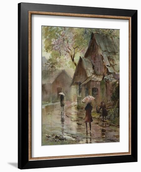 Down Pour-LaVere Hutchings-Framed Giclee Print