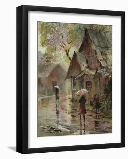 Down Pour-LaVere Hutchings-Framed Giclee Print