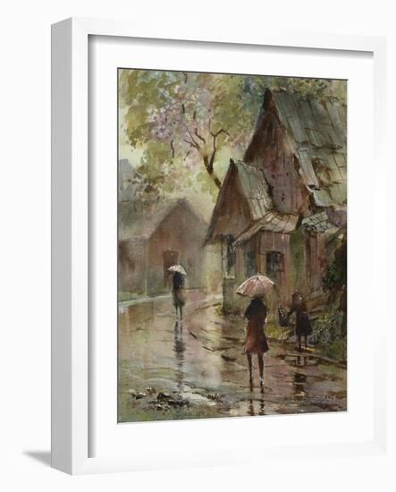 Down Pour-LaVere Hutchings-Framed Giclee Print