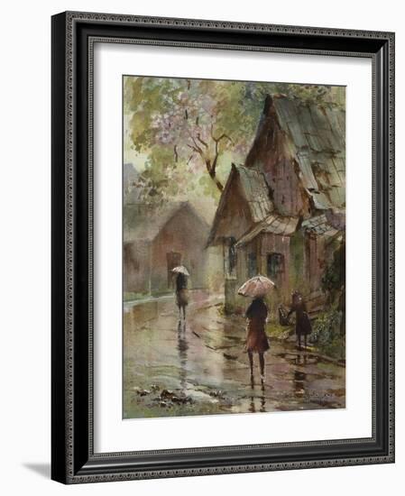 Down Pour-LaVere Hutchings-Framed Giclee Print