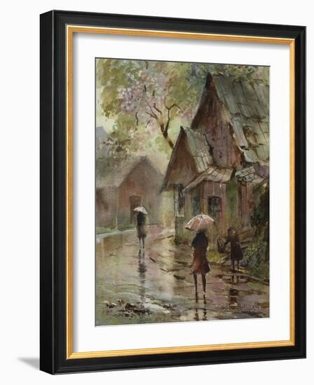 Down Pour-LaVere Hutchings-Framed Giclee Print