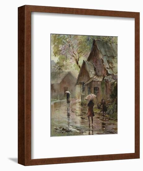 Down Pour-LaVere Hutchings-Framed Premium Giclee Print