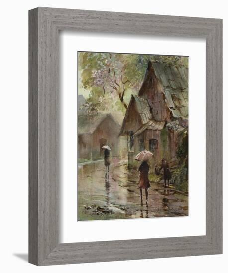 Down Pour-LaVere Hutchings-Framed Premium Giclee Print