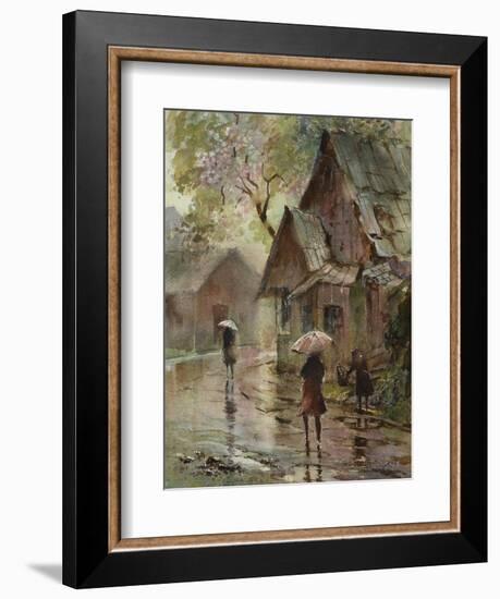 Down Pour-LaVere Hutchings-Framed Premium Giclee Print