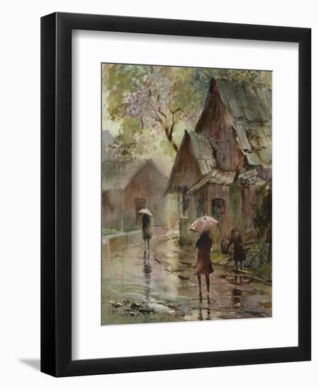 Down Pour-LaVere Hutchings-Framed Premium Giclee Print