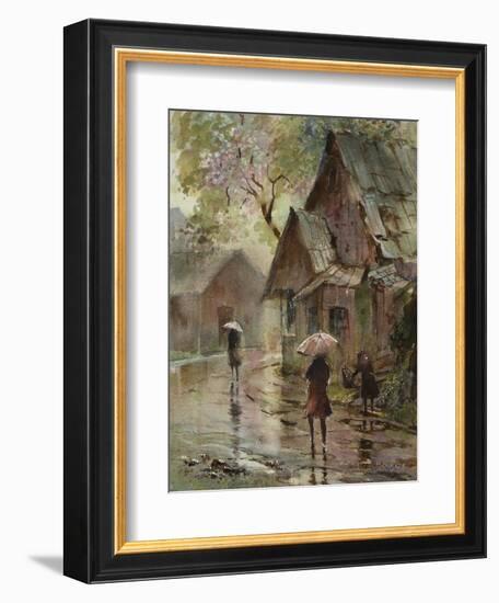 Down Pour-LaVere Hutchings-Framed Premium Giclee Print