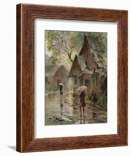 Down Pour-LaVere Hutchings-Framed Giclee Print