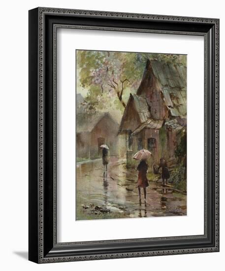 Down Pour-LaVere Hutchings-Framed Giclee Print