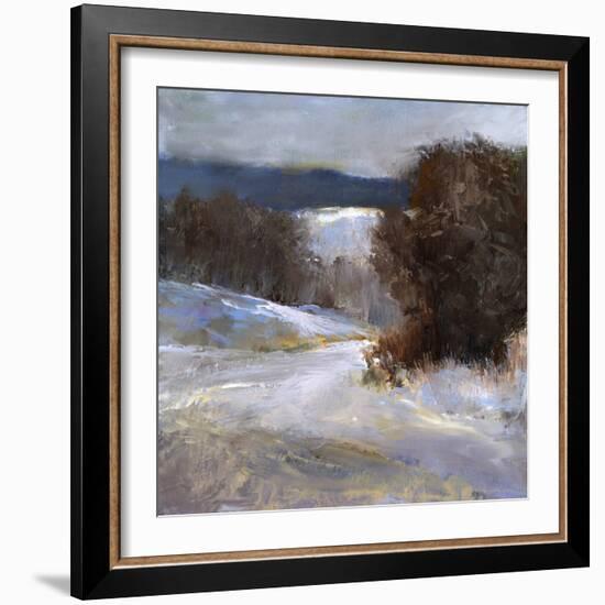 Down Slope-Sheila Finch-Framed Art Print