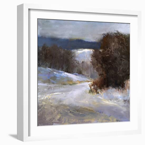 Down Slope-Sheila Finch-Framed Art Print