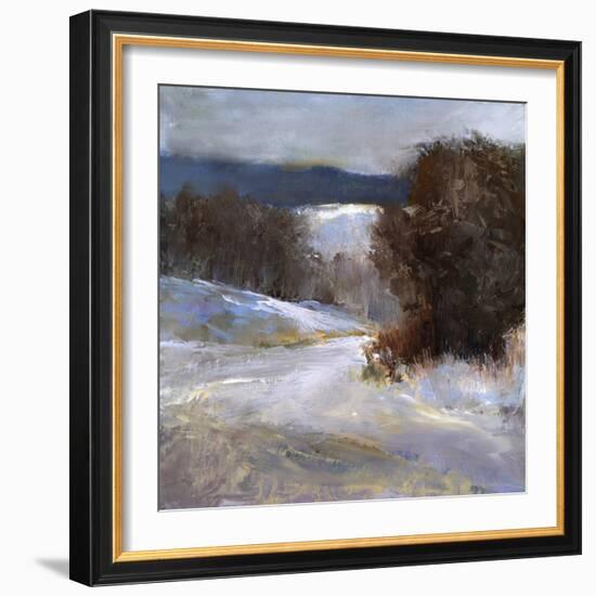 Down Slope-Sheila Finch-Framed Art Print