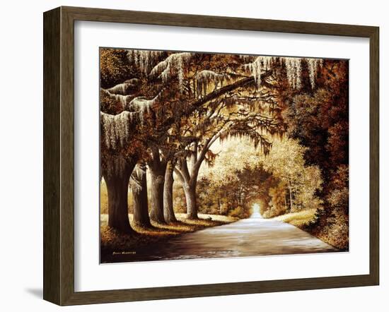 Down the Autumn Rabbit Hole-Bruce Nawrocke-Framed Art Print