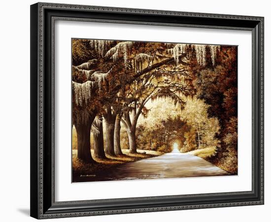 Down the Autumn Rabbit Hole-Bruce Nawrocke-Framed Art Print