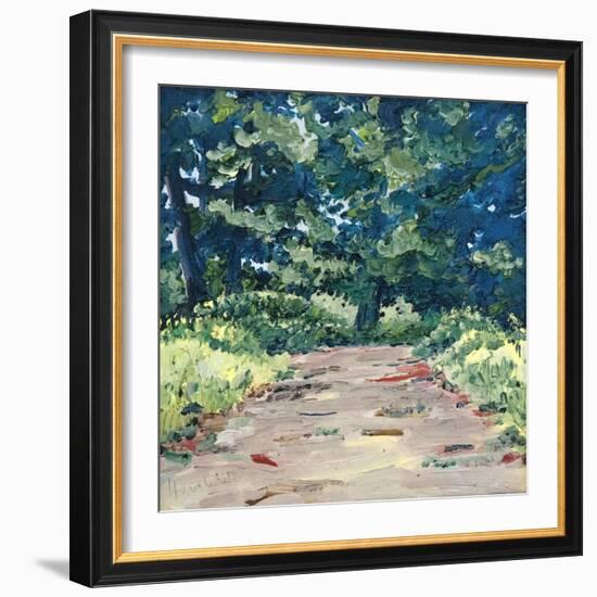 Down the Lane, 2008, (Oil on Canvas)-Helen White-Framed Giclee Print