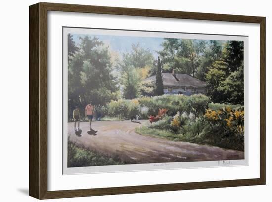 Down the Lane-Neville Clarke-Framed Collectable Print