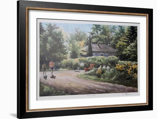 Down the Lane-Neville Clarke-Framed Collectable Print