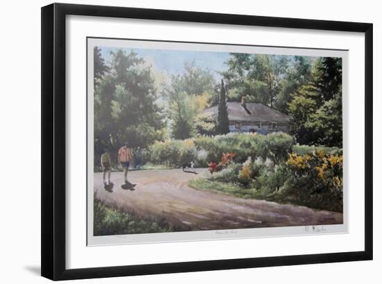 Down the Lane-Neville Clarke-Framed Collectable Print