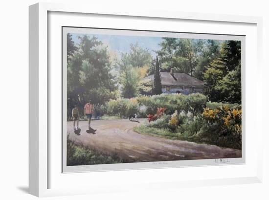 Down the Lane-Neville Clarke-Framed Collectable Print