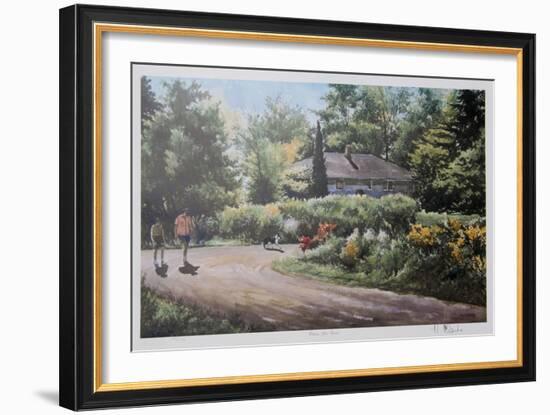 Down the Lane-Neville Clarke-Framed Collectable Print