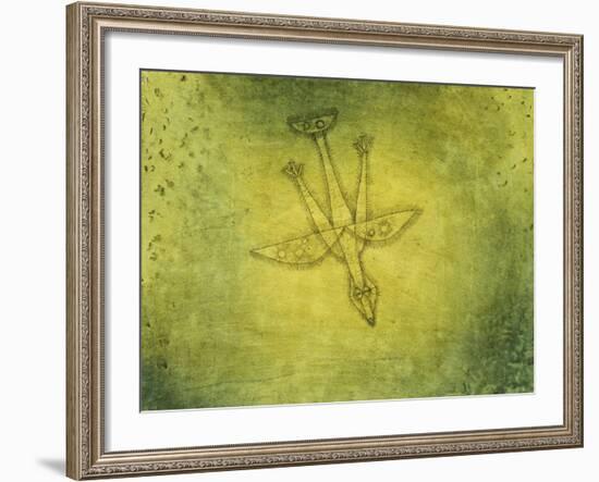 Down the More Troubling Bird-Paul Klee-Framed Giclee Print