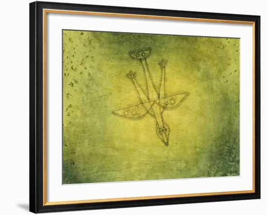 Down the More Troubling Bird-Paul Klee-Framed Giclee Print