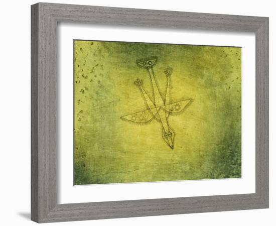 Down the More Troubling Bird-Paul Klee-Framed Giclee Print