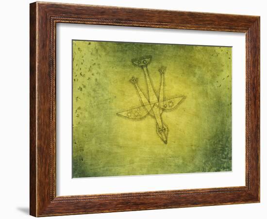 Down the More Troubling Bird-Paul Klee-Framed Giclee Print