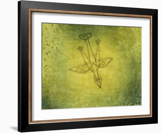 Down the More Troubling Bird-Paul Klee-Framed Giclee Print