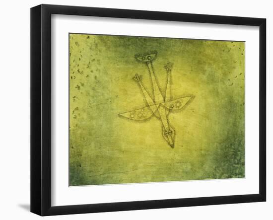 Down the More Troubling Bird-Paul Klee-Framed Giclee Print