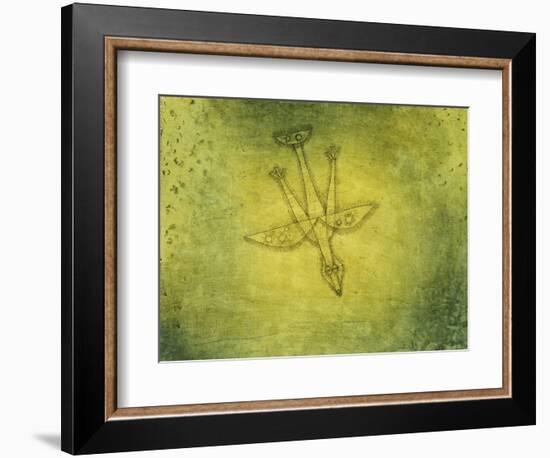 Down the More Troubling Bird-Paul Klee-Framed Giclee Print