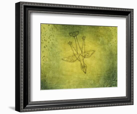 Down the More Troubling Bird-Paul Klee-Framed Giclee Print