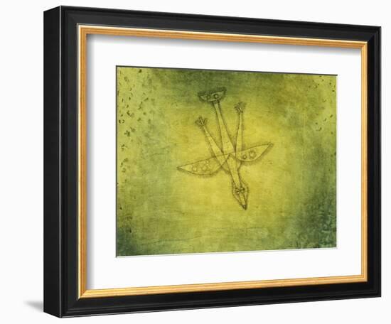 Down the More Troubling Bird-Paul Klee-Framed Giclee Print