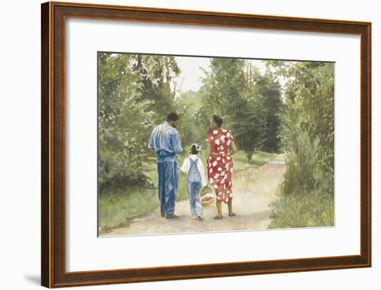 Down the Road-E^ B^ Lewis-Framed Art Print