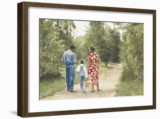 Down the Road-E^ B^ Lewis-Framed Art Print