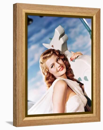 DOWN TO EARTH, 1947 directed by ALEXANDER HALL Rita Hayworth (photo)-null-Framed Stretched Canvas