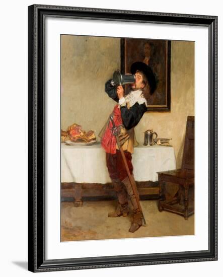 Down to the Dregs, 1880-John Seymour Lucas-Framed Giclee Print