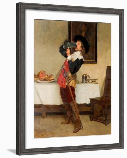 Down to the Dregs, 1880-John Seymour Lucas-Framed Giclee Print