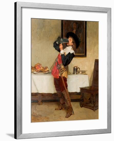 Down to the Dregs, 1880-John Seymour Lucas-Framed Giclee Print