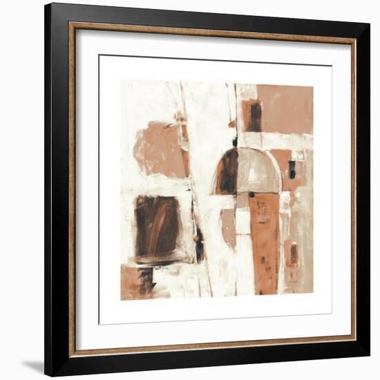 Down to the Street Warm-Mike Schick-Framed Art Print