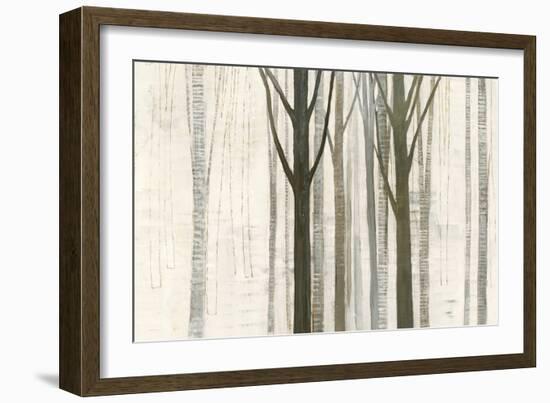 Down to the Woods on White Crop-Avery Tillmon-Framed Art Print