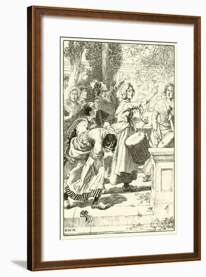 "Down with the Robbers of the Poor!"-null-Framed Giclee Print