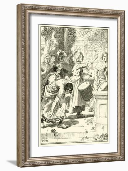 "Down with the Robbers of the Poor!"-null-Framed Giclee Print