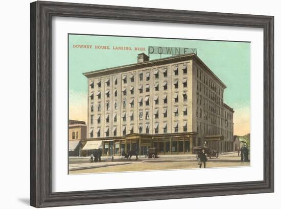 Downey House, Lansing, Michigan-null-Framed Art Print