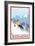 Downhhill Snow Skier, Mount Baker, Washington-Lantern Press-Framed Art Print