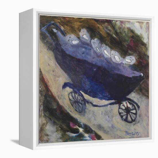 Downhill in a Pram, 2007-Susan Bower-Framed Premier Image Canvas