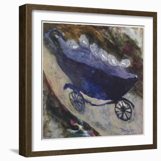 Downhill in a Pram, 2007-Susan Bower-Framed Giclee Print